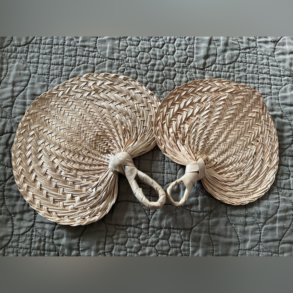 Rattan fans